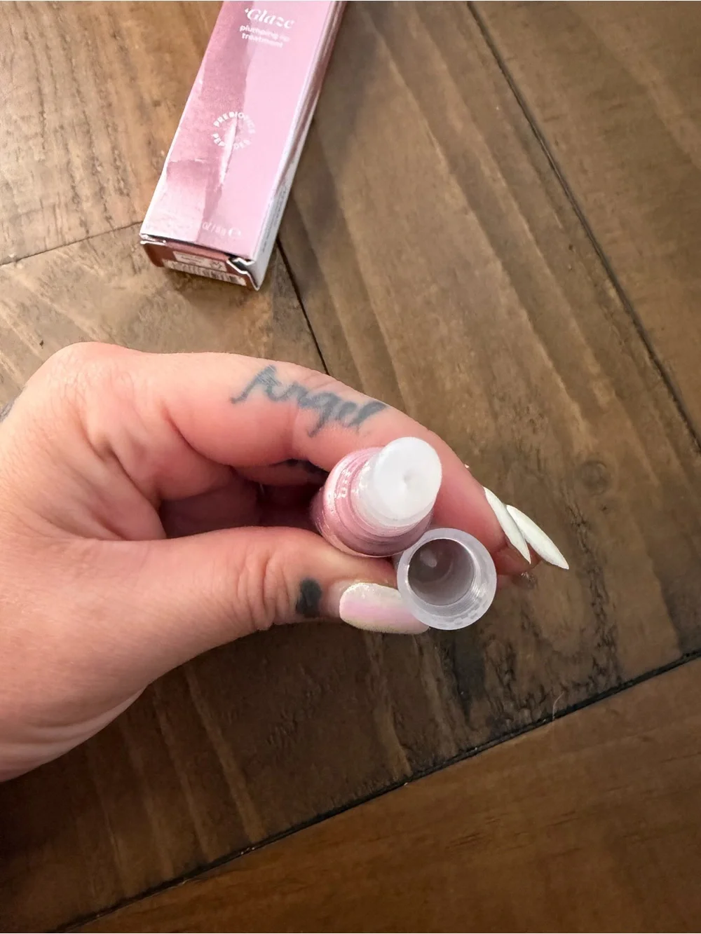 Tula glaze plumping lip treatment in pink new in box 0.28fl oz Tula lip